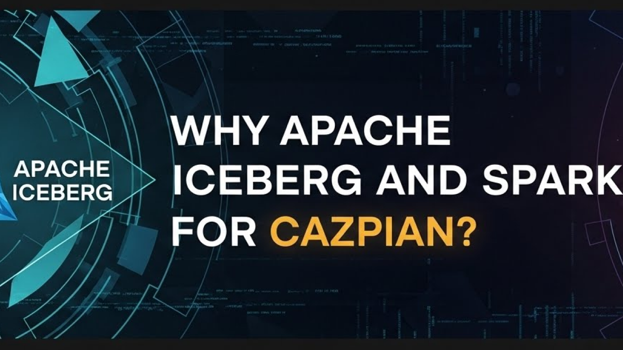 Why Apache Iceberg and Spark for Cazpian?
